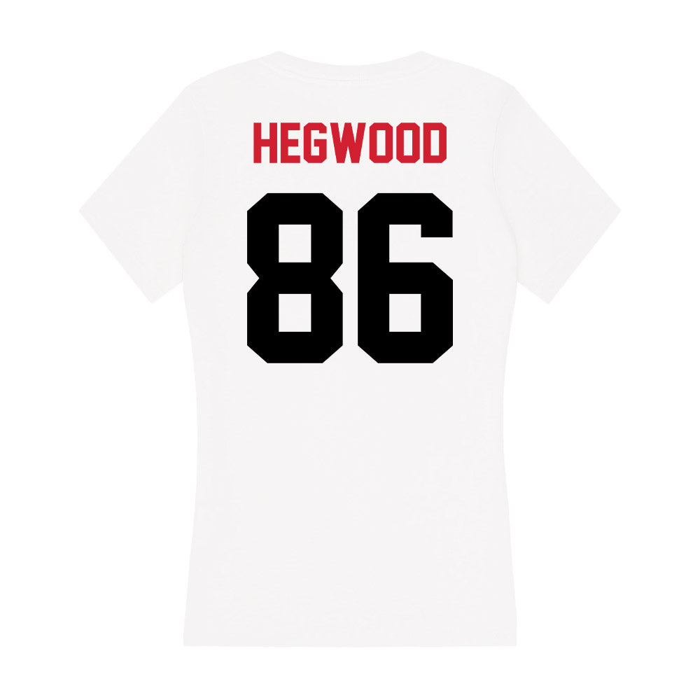 Arkansas State - NCAA Football : Blake Hegwood - Women's V-Neck T-Shirt-1