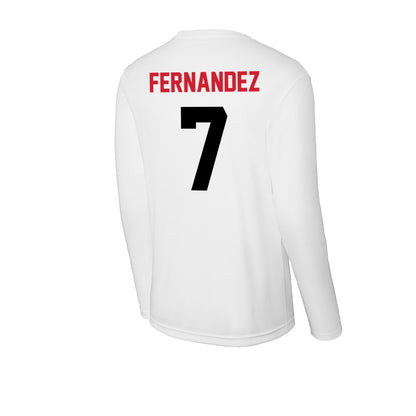 Arkansas State - NCAA Women's Tennis : Ariadna Fernandez - Performance Long Sleeve T-Shirt-1