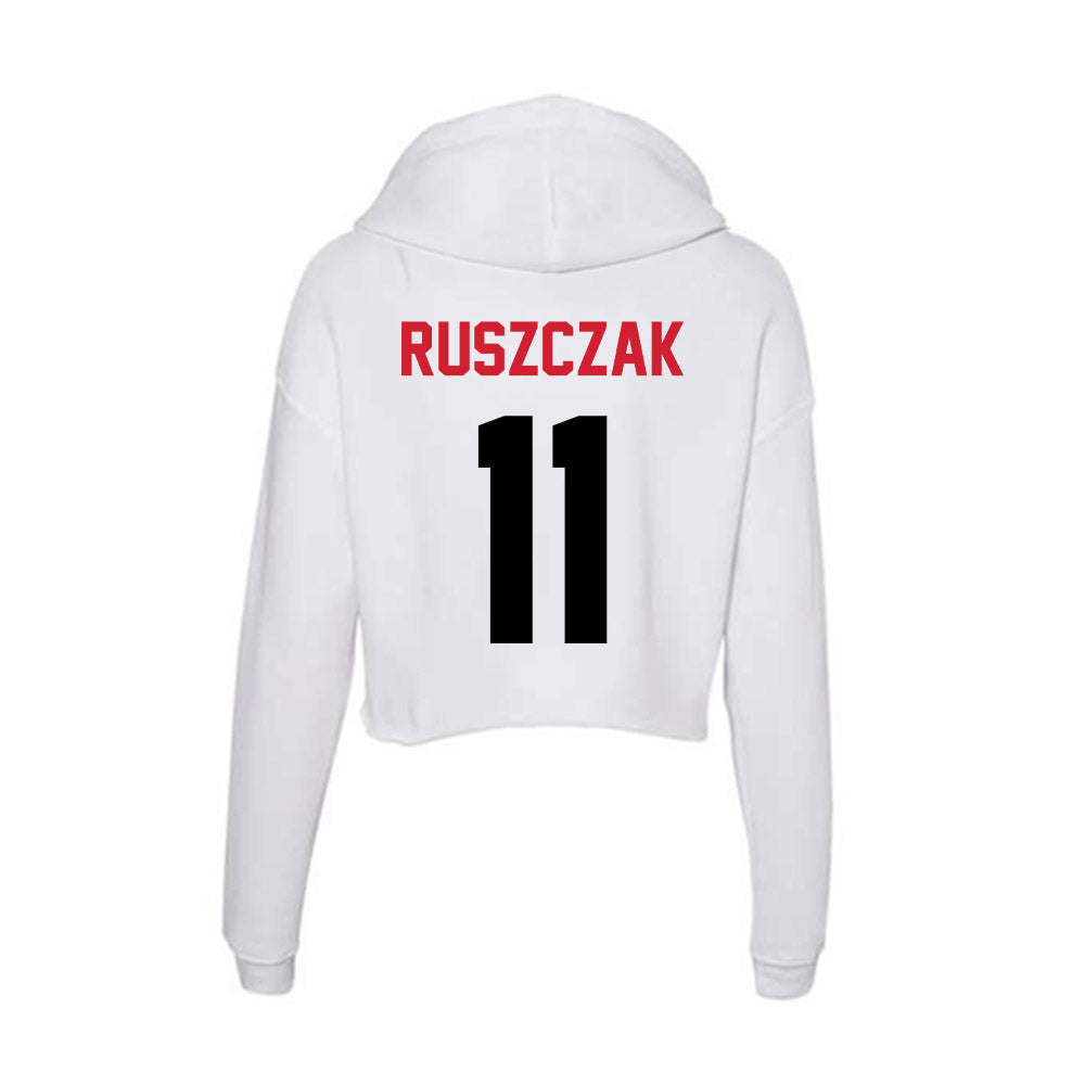 Arkansas State - NCAA Women's Bowling : Katie Ruszczak - Women's Crop Fleece Hoodie-1