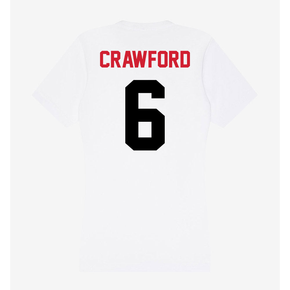 Arkansas State - NCAA Football : Ethan Crawford - Women's V-Neck T-Shirt-1