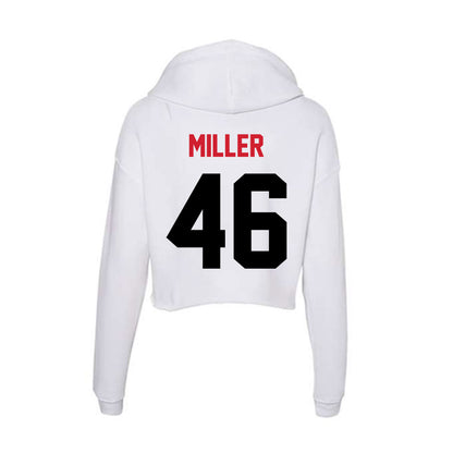 Arkansas State - NCAA Football : Nicholas Miller - Women's Crop Fleece Hoodie-1
