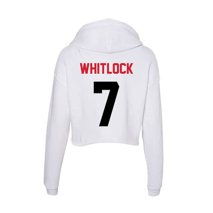Arkansas State - NCAA Women's Volleyball : Kaitlin Whitlock - Women's Crop Fleece Hoodie-1