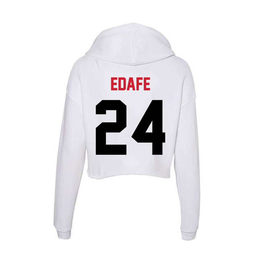 Arkansas State - NCAA Women's Soccer : Omamuzo Edafe - Women's Crop Fleece Hoodie-1
