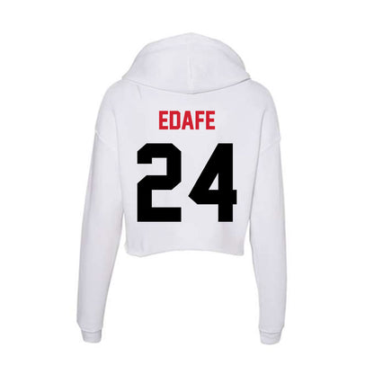 Arkansas State - NCAA Women's Soccer : Omamuzo Edafe - Women's Crop Fleece Hoodie-1
