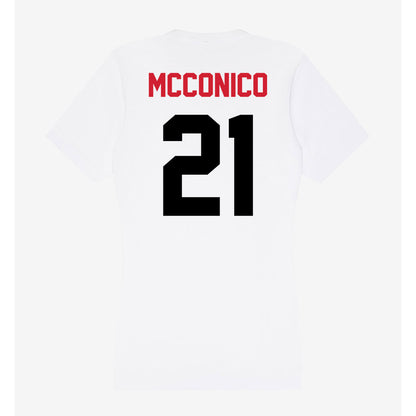 Arkansas State - NCAA Football : Malik McConico - Women's V-Neck T-Shirt-1