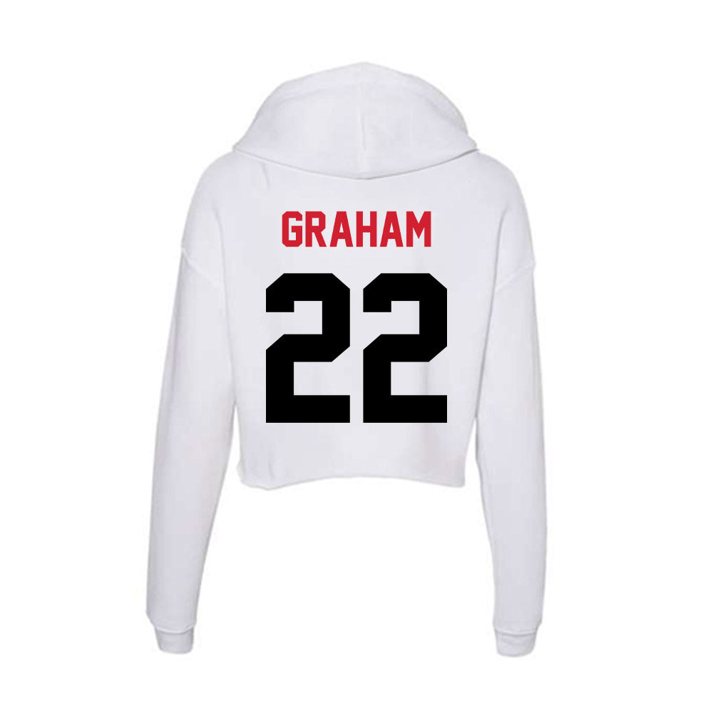 Arkansas State - NCAA Football : Samuel Graham - Women's Crop Fleece Hoodie-1