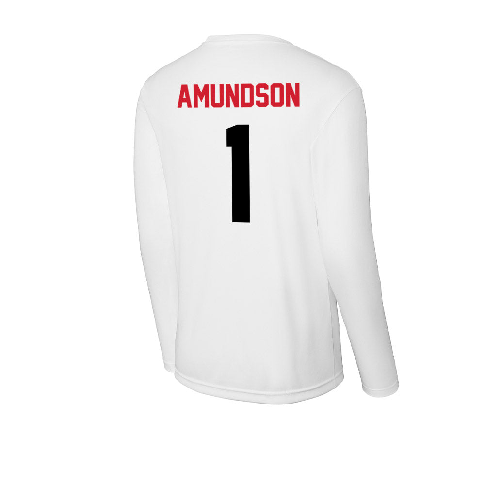 Arkansas State - NCAA Baseball : Kaden Amundson - Performance Long Sleeve T-Shirt-1