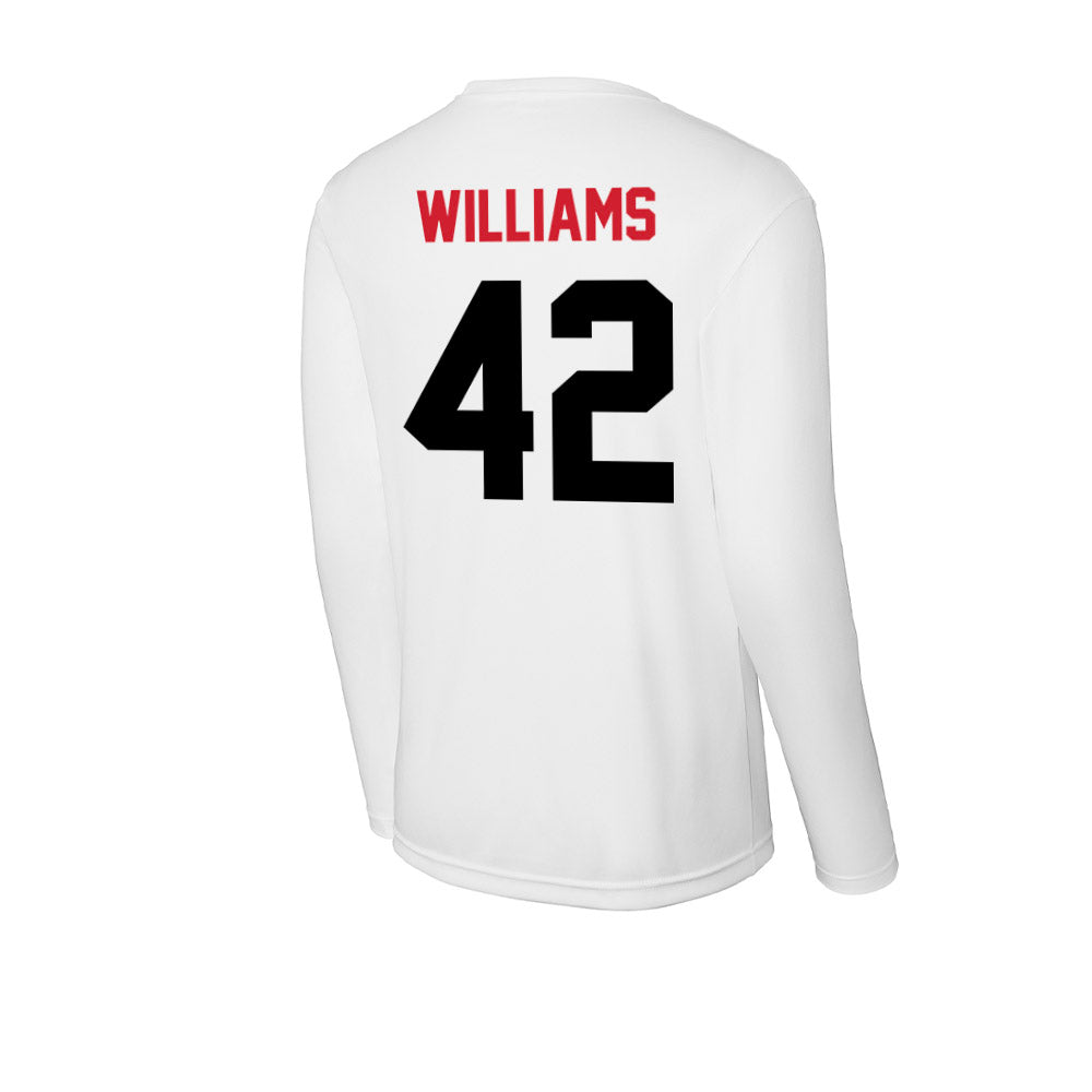 Arkansas State - NCAA Football : Shaun Williams - Activewear Long Sleeve T-Shirt-1