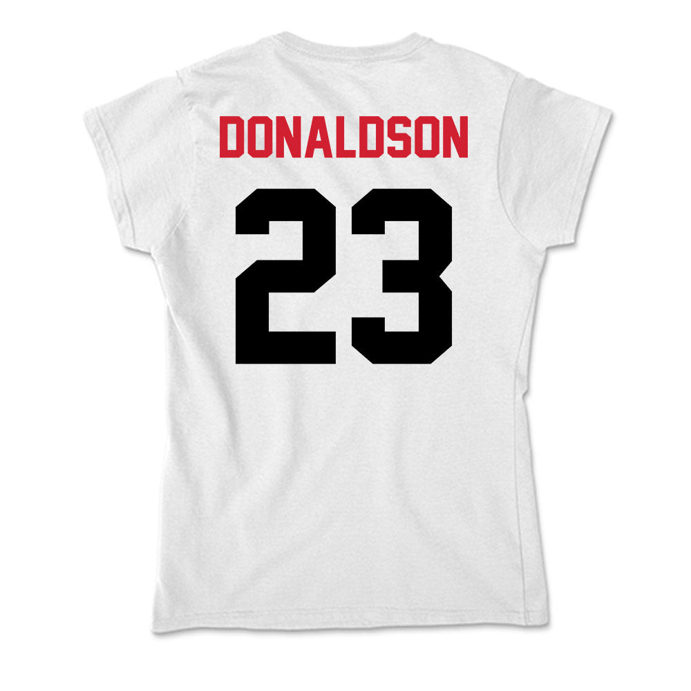 Arkansas State - NCAA Football : Caleb Donaldson - Soft Style Women’s T-Shirt-1