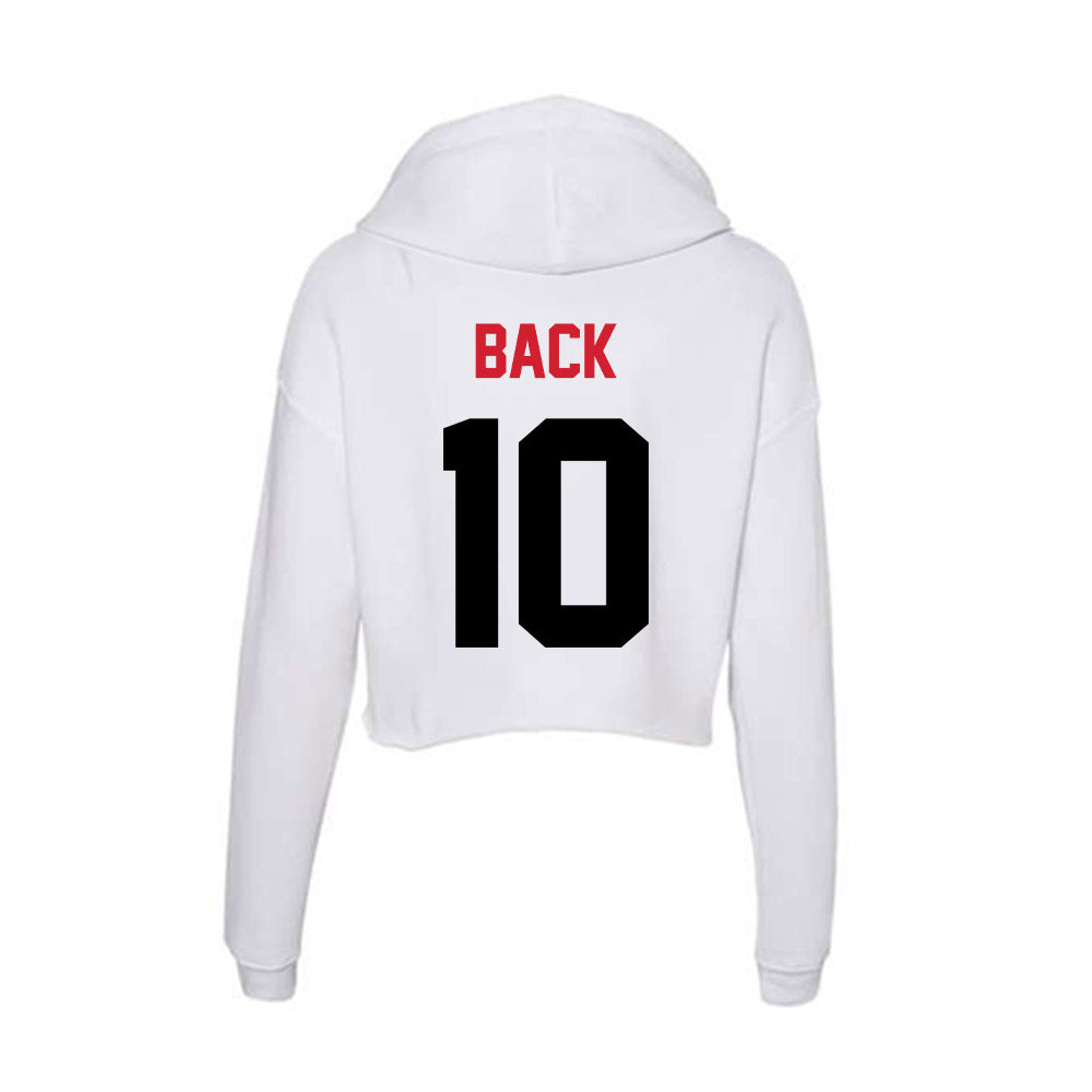 Arkansas State - NCAA Women's Bowling : Kaylee Back - Women's Crop Fleece Hoodie-1