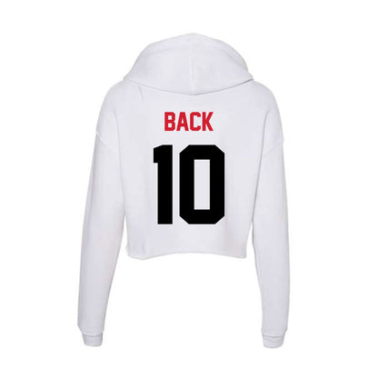 Arkansas State - NCAA Women's Bowling : Kaylee Back - Women's Crop Fleece Hoodie-1