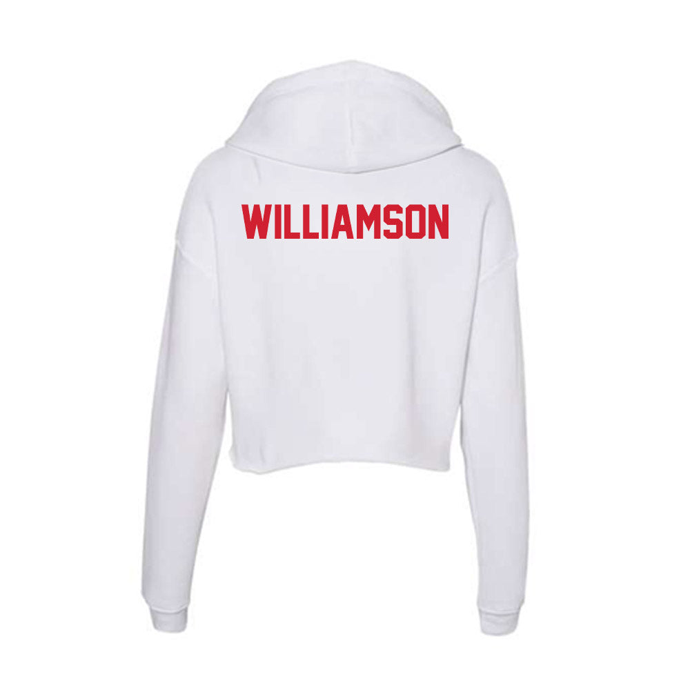 Arkansas State - NCAA Women's Track & Field : Nyima Williamson - Women's Crop Fleece Hoodie-1