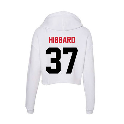 Arkansas State - NCAA Baseball : Jack Hibbard - Women's Crop Fleece Hoodie-1