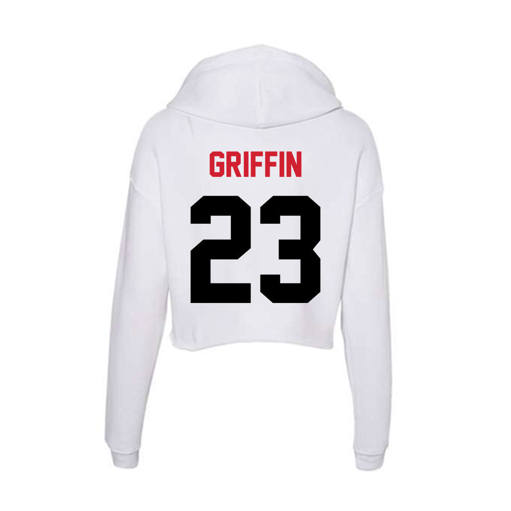 Arkansas State - NCAA Women's Soccer : Larkyn Griffin - Women's Crop Fleece Hoodie-1