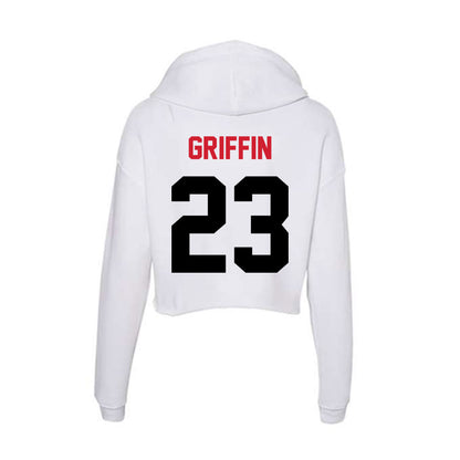 Arkansas State - NCAA Women's Soccer : Larkyn Griffin - Women's Crop Fleece Hoodie-1