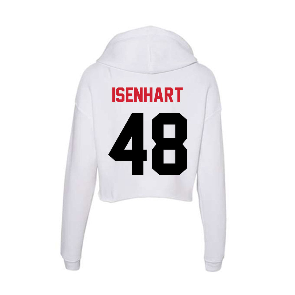 Arkansas State - NCAA Football : Ryan Isenhart - Women's Crop Fleece Hoodie-1