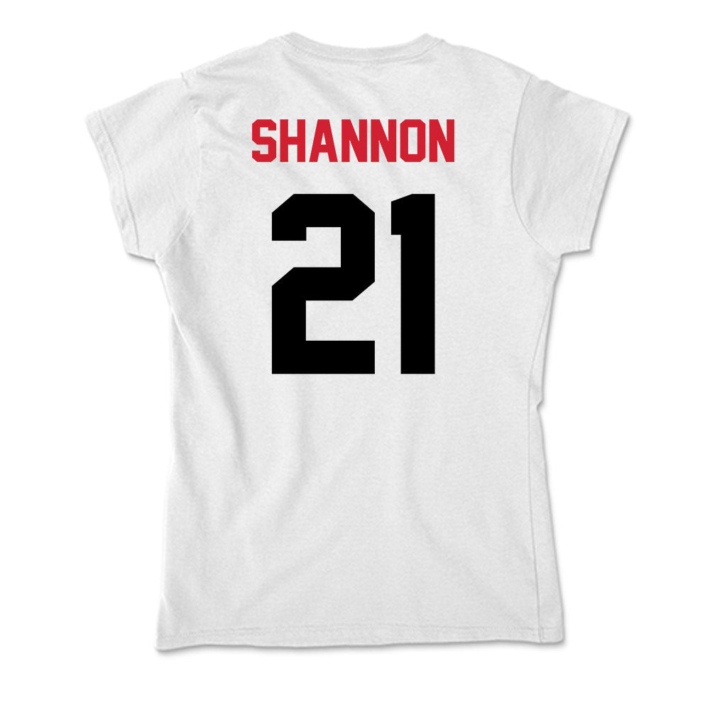 Arkansas State - NCAA Women's Basketball : Zyion Shannon - Soft Style Women’s T-Shirt-1