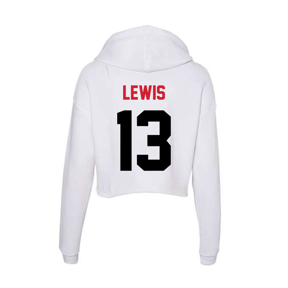 Arkansas State - NCAA Football : Tyrell Lewis - Women's Crop Fleece Hoodie-1