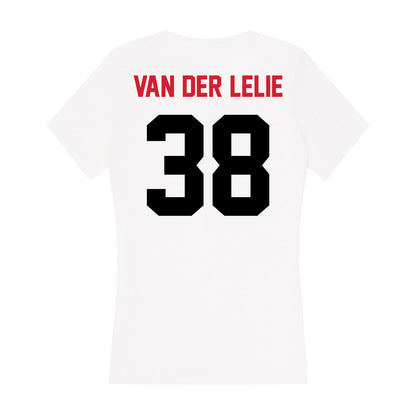 Arkansas State - NCAA Baseball : Jelle van der Lelie - Women's V-Neck T-Shirt-1