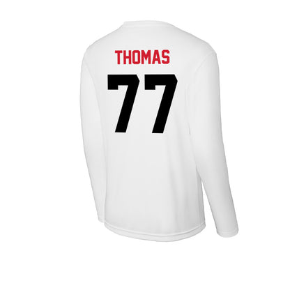 Arkansas State - NCAA Football : Makilan Thomas - Performance Long Sleeve T-Shirt-1