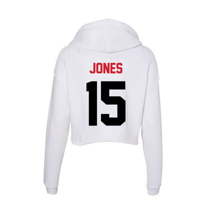 Arkansas State - NCAA Football : Andrew Jones - Women's Crop Fleece Hoodie-1