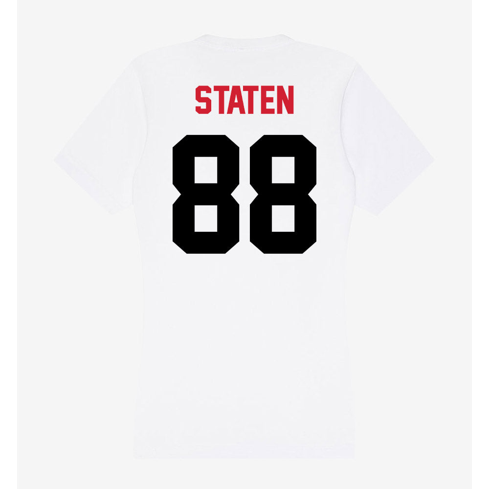 Arkansas State - NCAA Football : Andrew Staten - Women's V-Neck T-Shirt-1