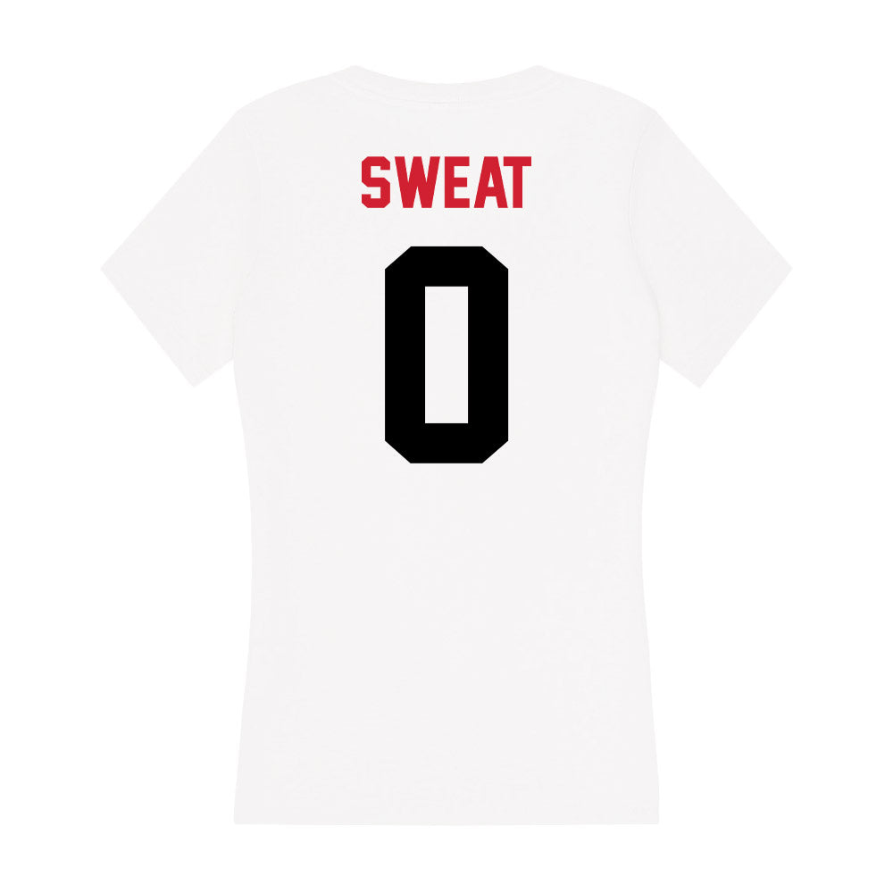 Arkansas State - NCAA Women's Soccer : Taylor Sweat - Women's V-Neck T-Shirt-1
