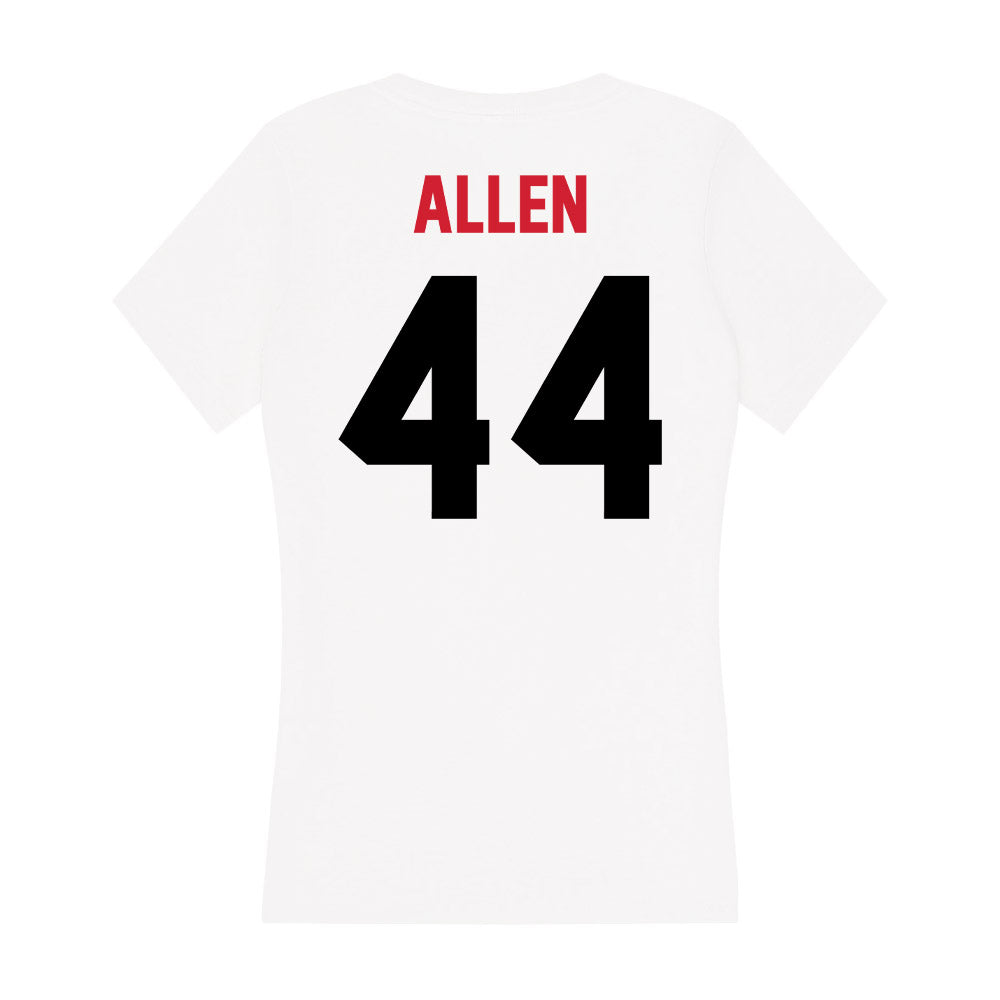 Arkansas State - NCAA Baseball : Andrew Allen - Women's V-Neck T-Shirt-1