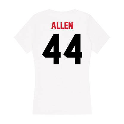 Arkansas State - NCAA Baseball : Andrew Allen - Women's V-Neck T-Shirt-1