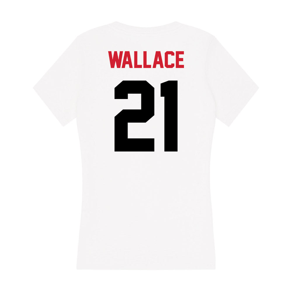 Arkansas State - NCAA Football : Zak Wallace - Women's V-Neck T-Shirt-1