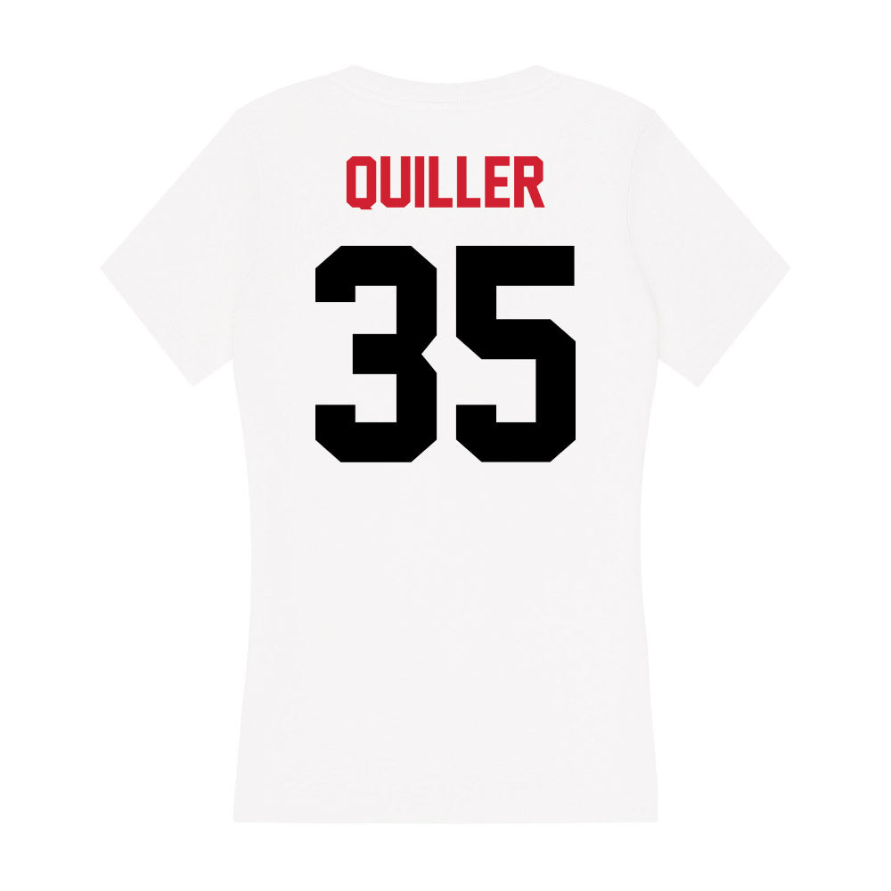 Arkansas State - NCAA Baseball : Ashton Quiller - Women's V-Neck T-Shirt-1