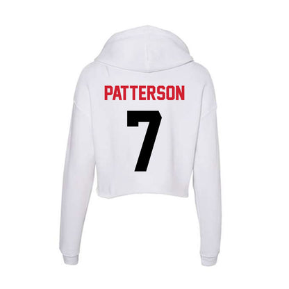 Arkansas State - NCAA Football : Courtney Patterson - Women's Crop Fleece Hoodie-1