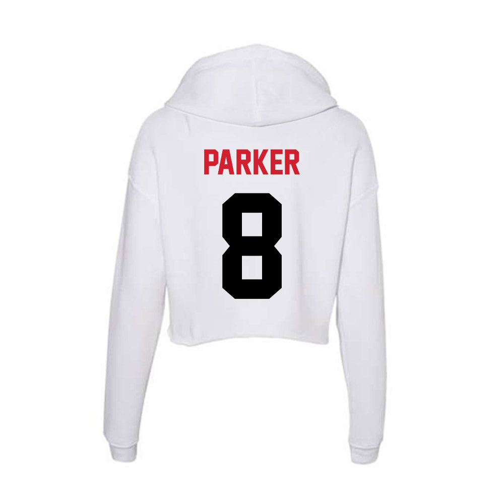 Arkansas State - NCAA Men's Track & Field : Kenyon Parker - Women's Crop Fleece Hoodie-1