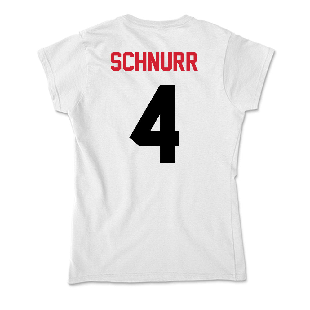 Arkansas State - NCAA Women's Bowling : Jessica Schnurr - Soft Style Women’s T-Shirt-1