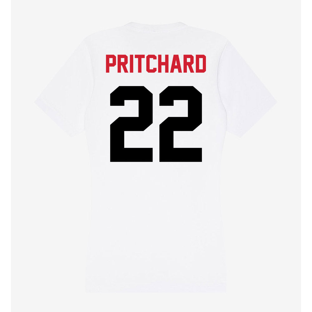 Arkansas State - NCAA Baseball : Wes Pritchard - Women's V-Neck T-Shirt-1