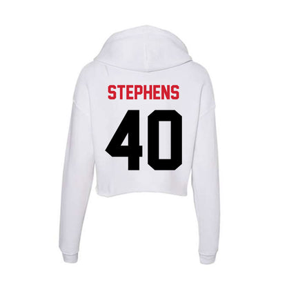 Arkansas State - NCAA Football : Logan Stephens - Women's Crop Fleece Hoodie-1