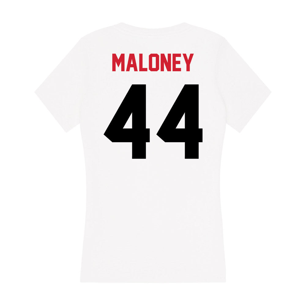 Arkansas State - NCAA Baseball : Collin Maloney - Women's V-Neck T-Shirt-1