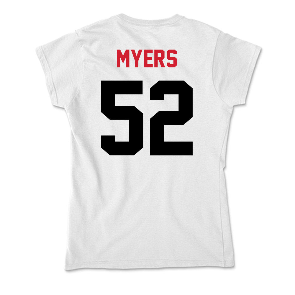 Arkansas State - NCAA Football : Mason Myers - Soft Style Women’s T-Shirt-1