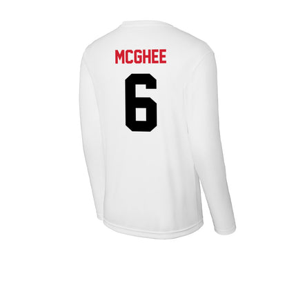 Arkansas State - NCAA Football : AG McGhee - Activewear Long Sleeve T-Shirt-1