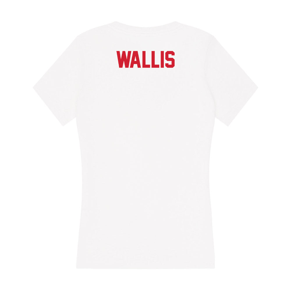 Arkansas State - NCAA Men's Golf : Jake Wallis - Women's V-Neck T-Shirt-1