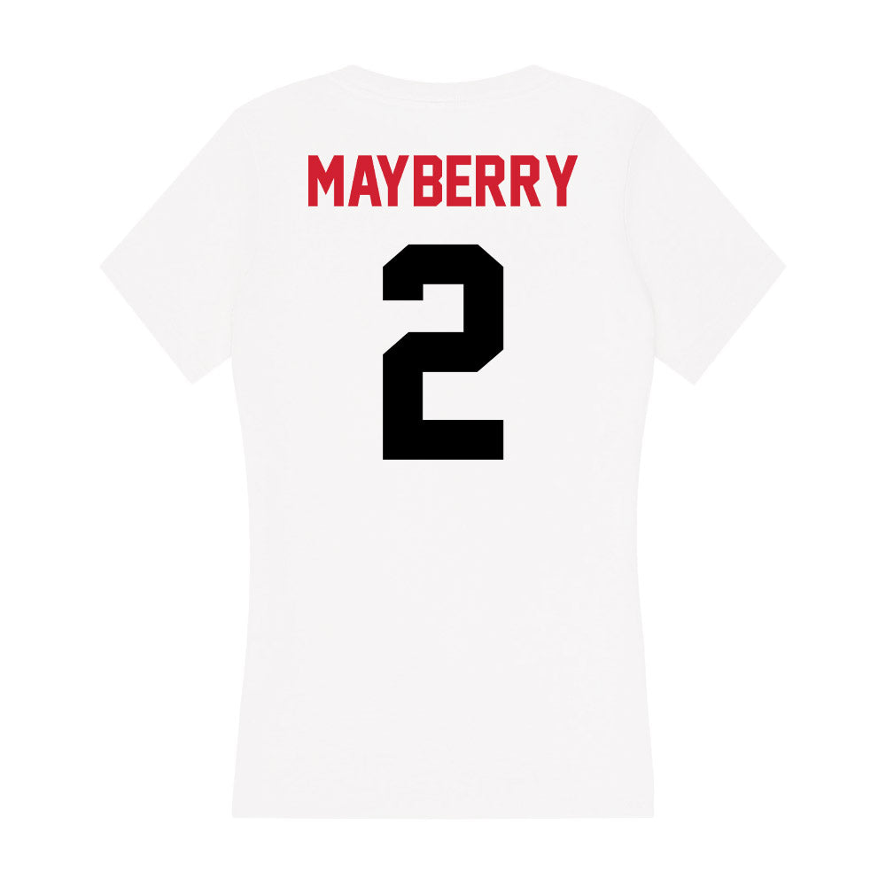 Arkansas State - NCAA Men's Cross Country : Dawson Mayberry - Women's V-Neck T-Shirt-1