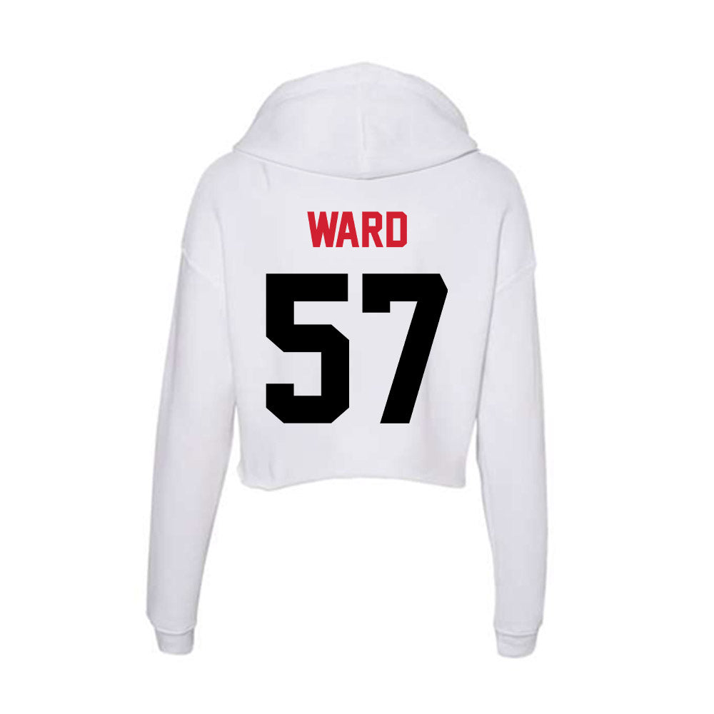 Arkansas State - NCAA Football : Dan’tay Ward - Women's Crop Fleece Hoodie-1