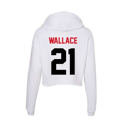 Arkansas State - NCAA Football : Zak Wallace - Women's Crop Fleece Hoodie-1