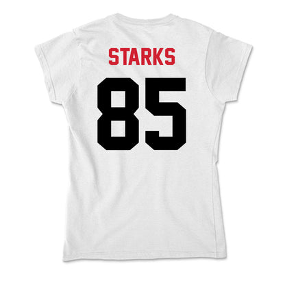 Arkansas State - NCAA Football : Tj Starks - Soft Style Women’s T-Shirt-1