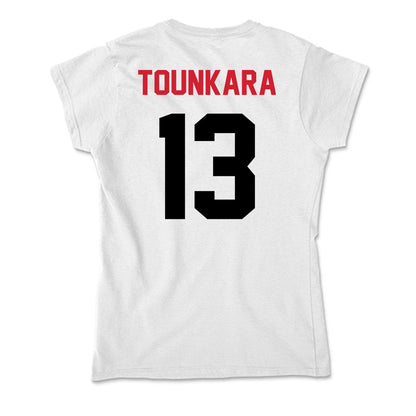 Arkansas State - NCAA Men's Basketball : Aly Tounkara - Soft Style Women’s T-Shirt-1