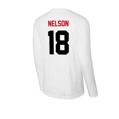 Arkansas State - NCAA Baseball : Jack Nelson - Activewear Long Sleeve T-Shirt-1