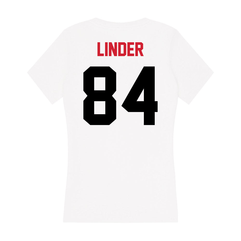 Arkansas State - NCAA Football : Reed Linder - Women's V-Neck T-Shirt-1