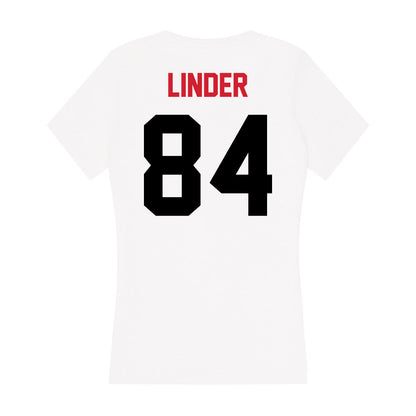 Arkansas State - NCAA Football : Reed Linder - Women's V-Neck T-Shirt-1