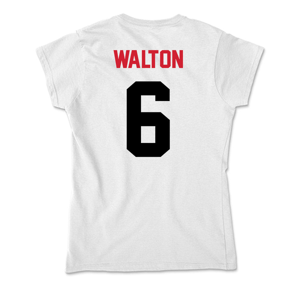 Arkansas State - NCAA Baseball : Lane Walton - Soft Style Women’s T-Shirt-1