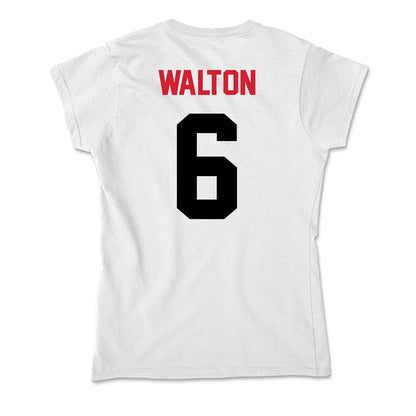 Arkansas State - NCAA Baseball : Lane Walton - Soft Style Women’s T-Shirt-1